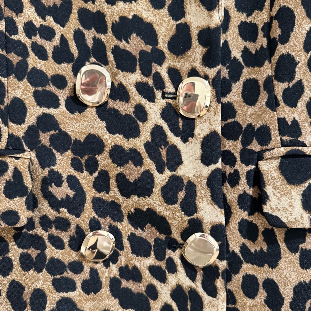 Zara Leopard Print Women's Blazer - Picture 4 of 12